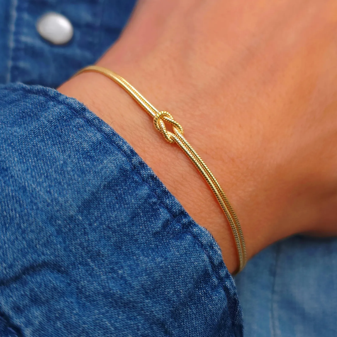 Eternal Knot Armbånd | Støt Brystkræft (1+1 GRATIS)