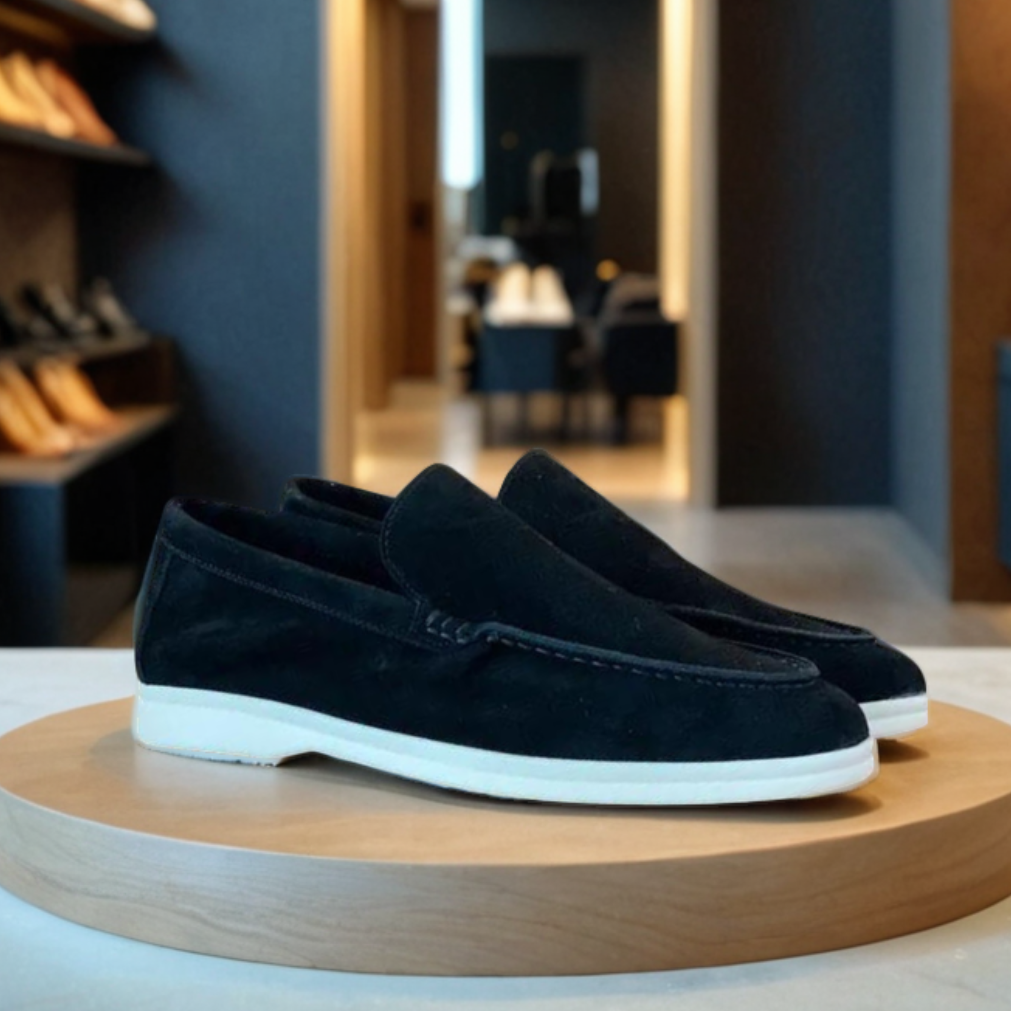 Sofistikeret Suede Elegance Loafers til Hverdag