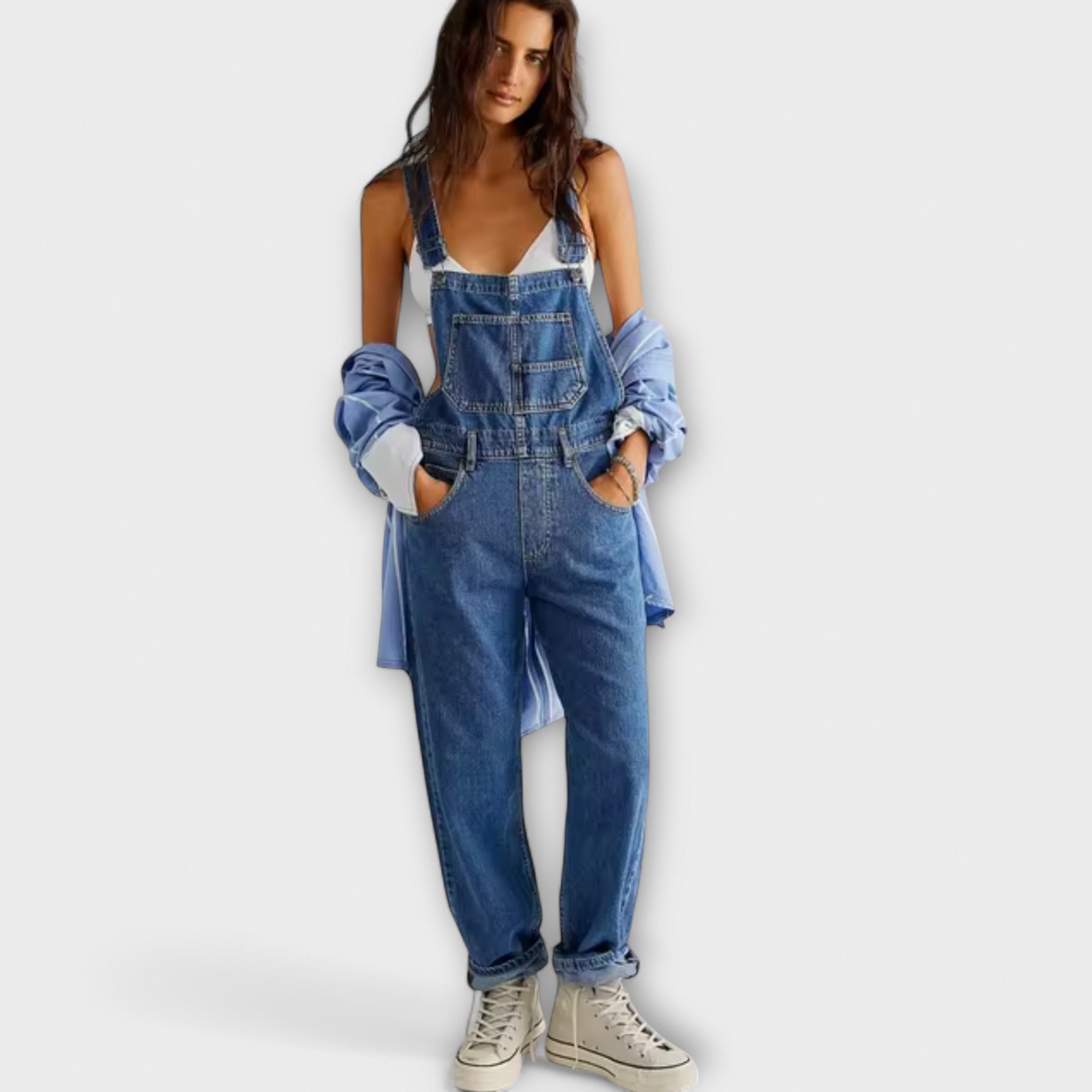 Kaelle™ - Afslappet denim overalls