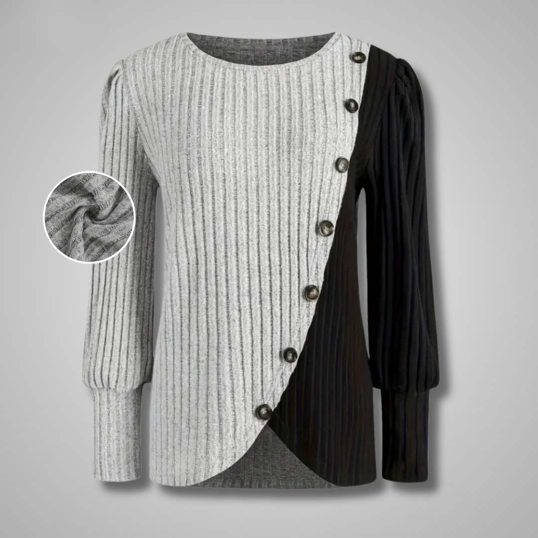 Zeyna – Striktrøje med Lange Ærmer