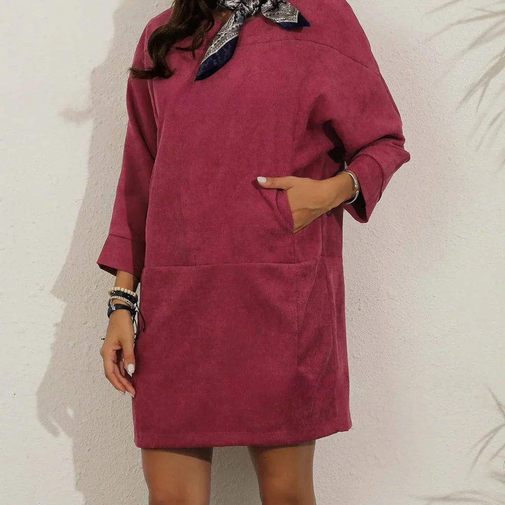 Alma | Fløjls Tunika til Kvinder