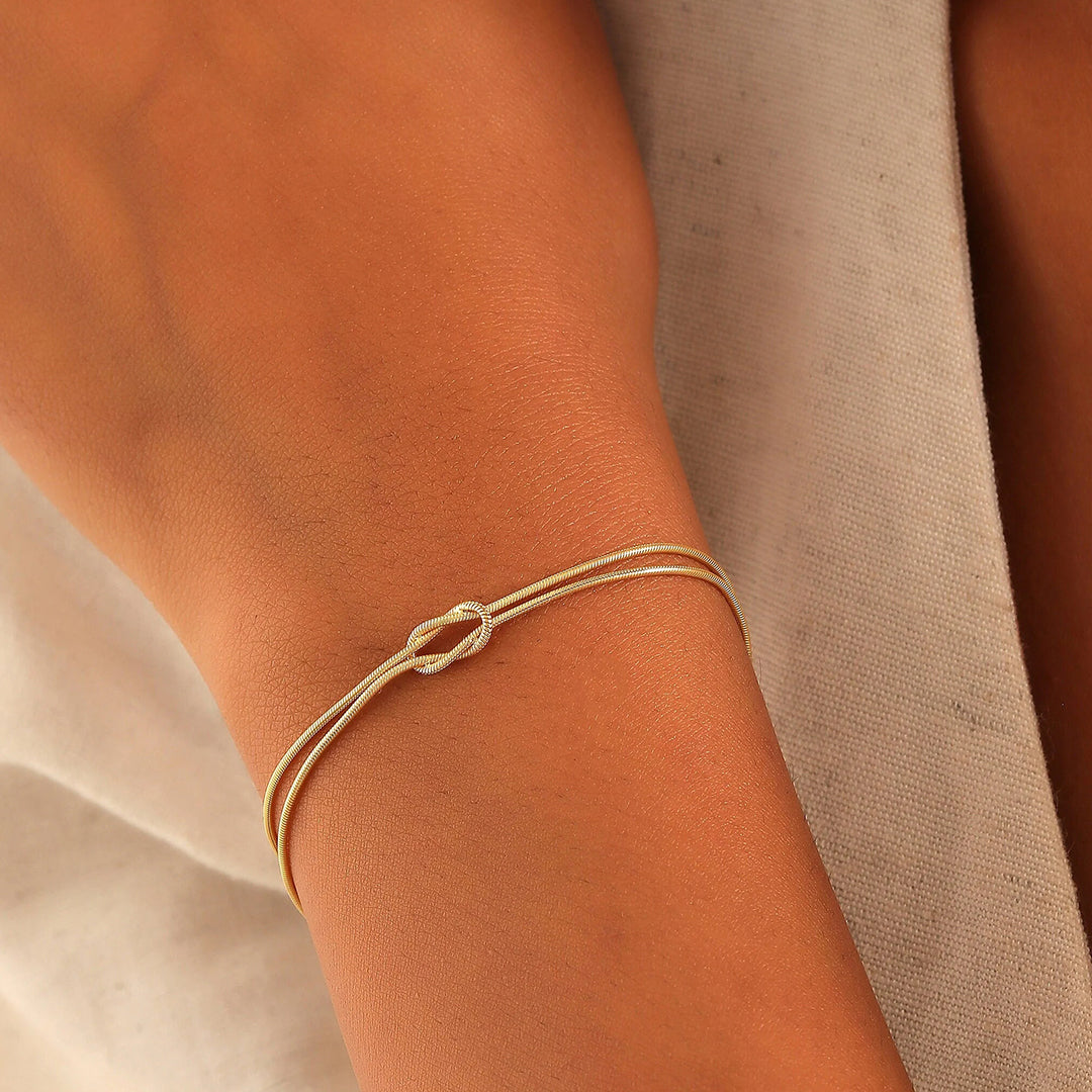 Eternal Knot Armbånd | Støt Brystkræft (1+1 GRATIS)