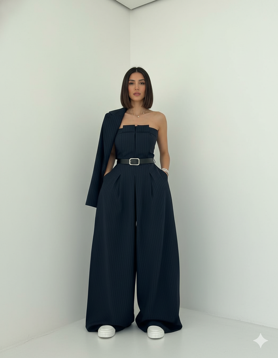 Eclat™ – Elegant Dame-sæt med Bustier & Jakke