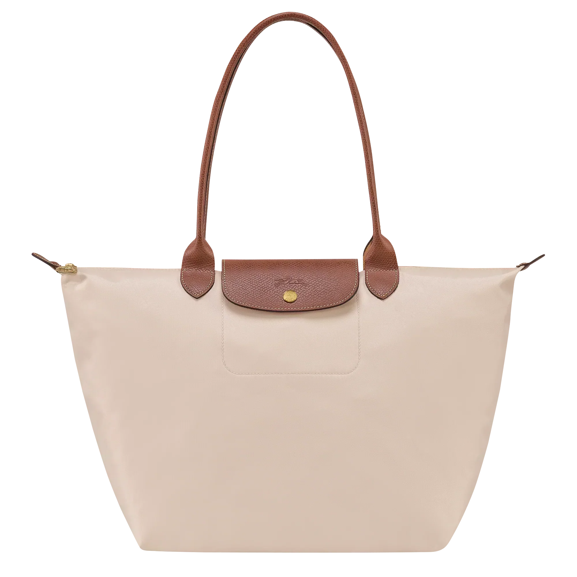 Stor Le Pliage-taske, beige
