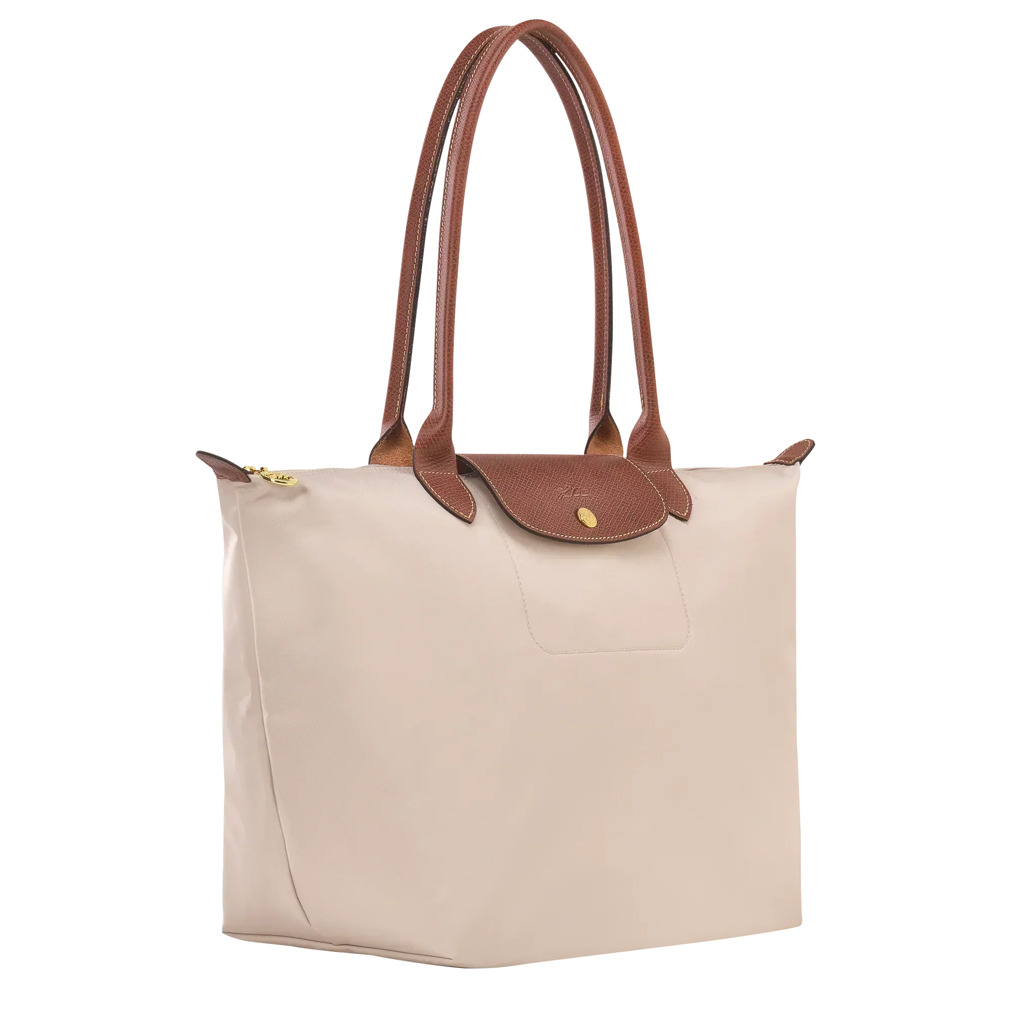 Stor Le Pliage-taske, beige