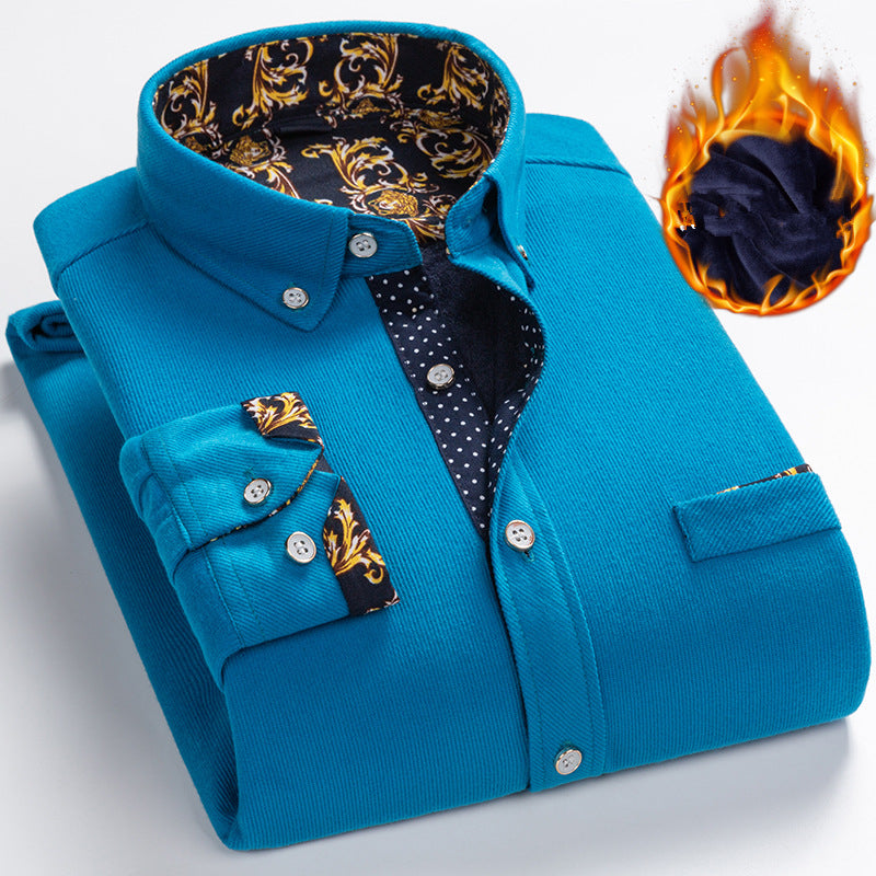 Adrien – Elegant Termo-Cordskjorte