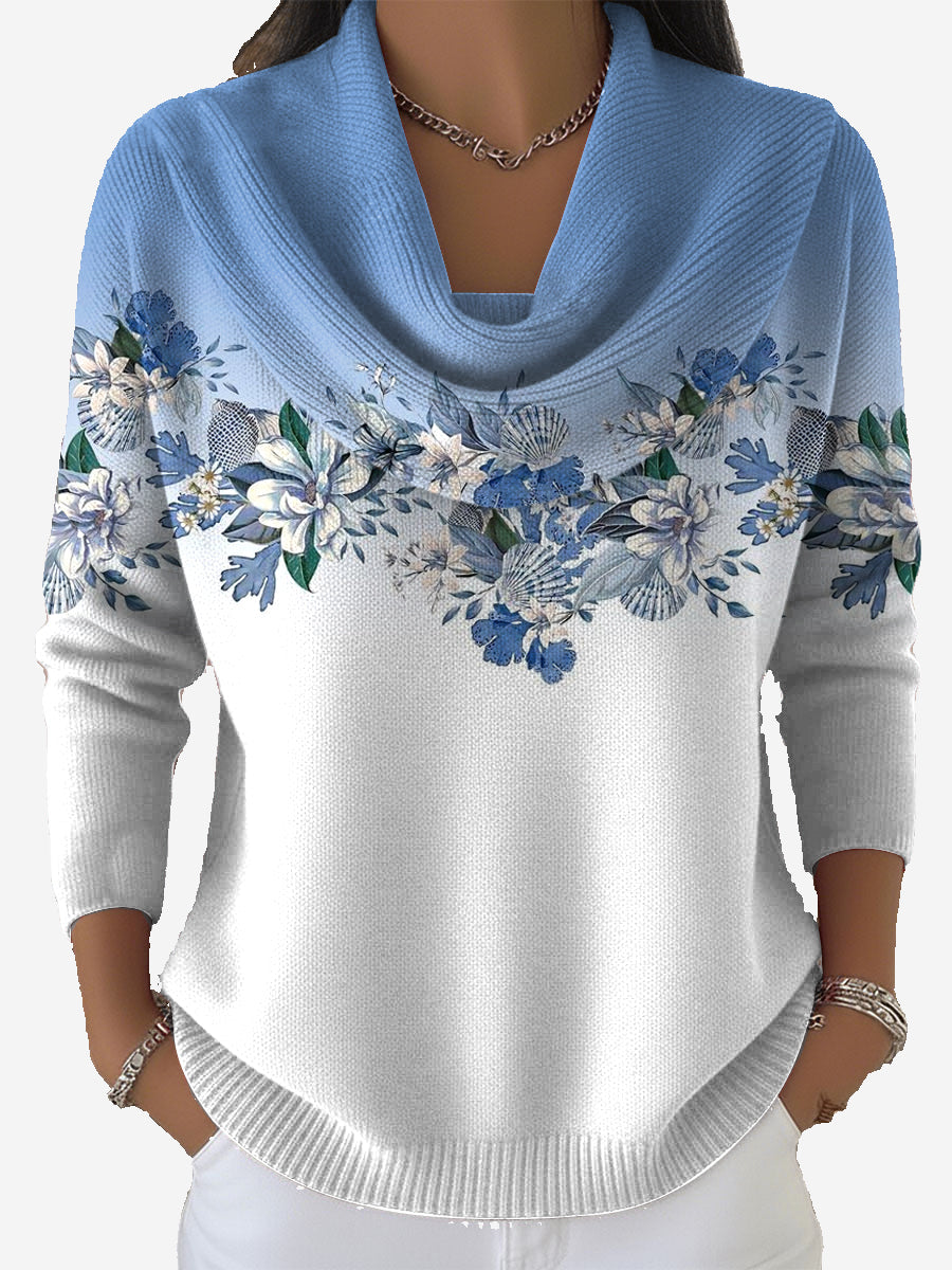 Taliah – Vintage Blomstret Sweater