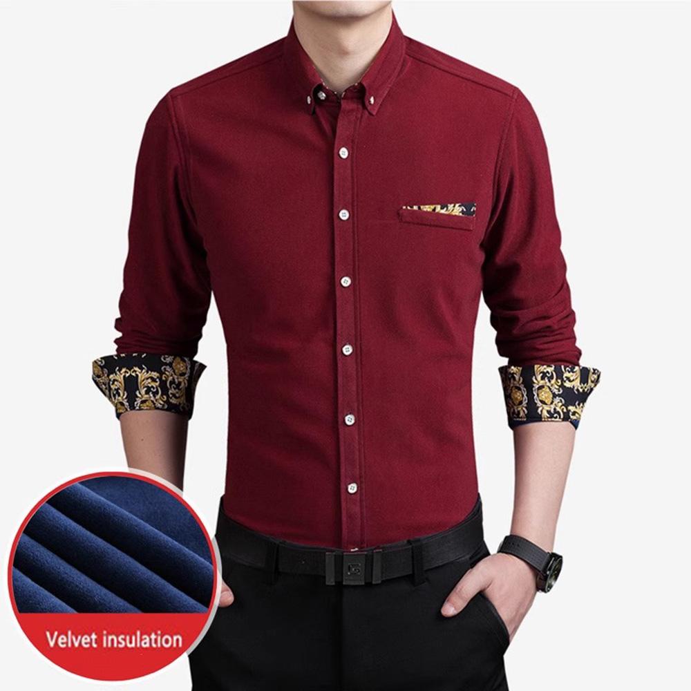 Adrien – Elegant Termo-Cordskjorte