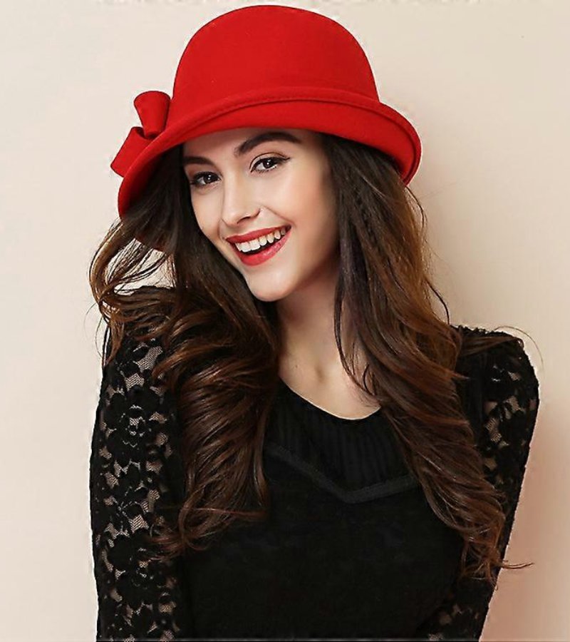 Clara | Retro-hat med sidebånd (1+1 Gratis)