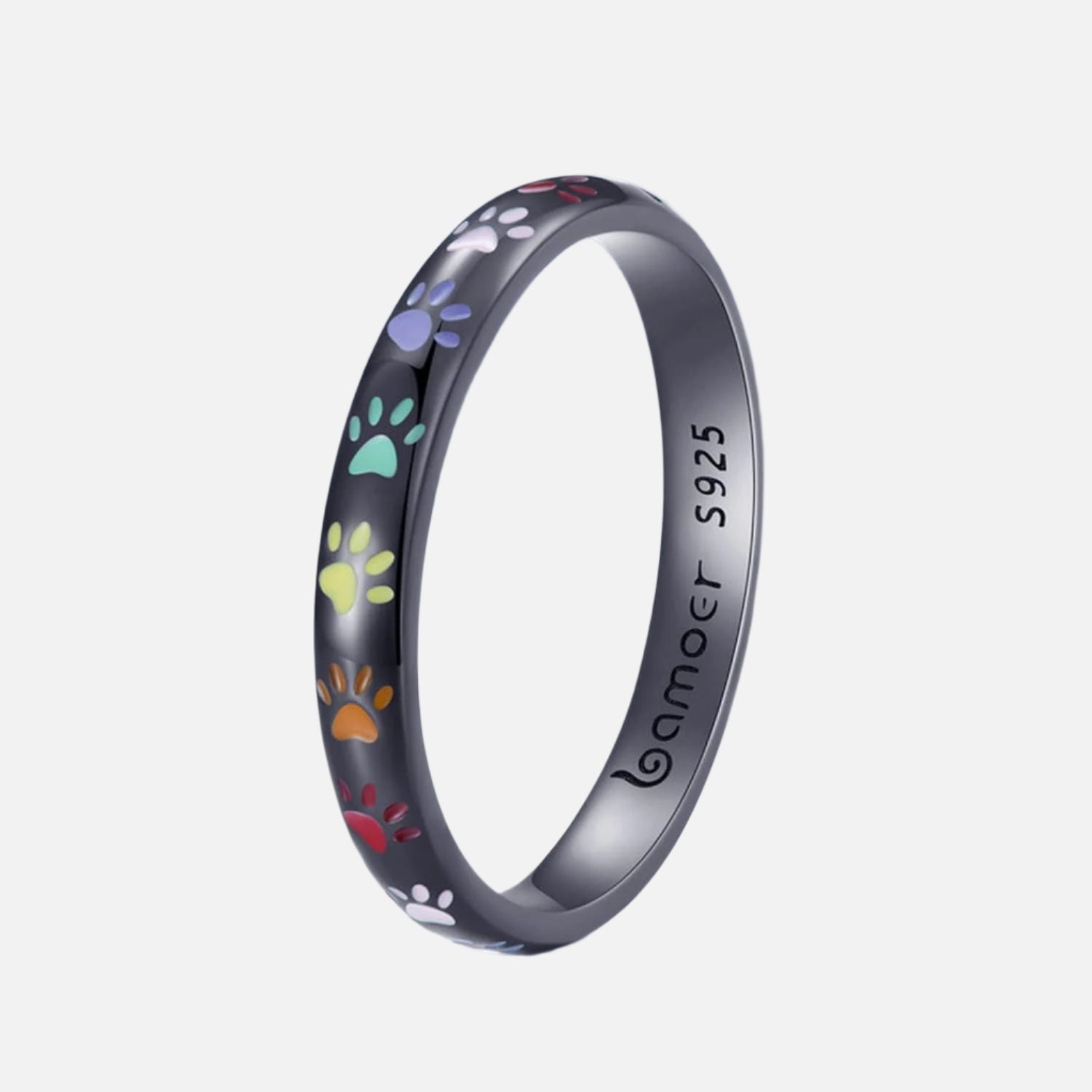 Sterling sølvring med poteformet design