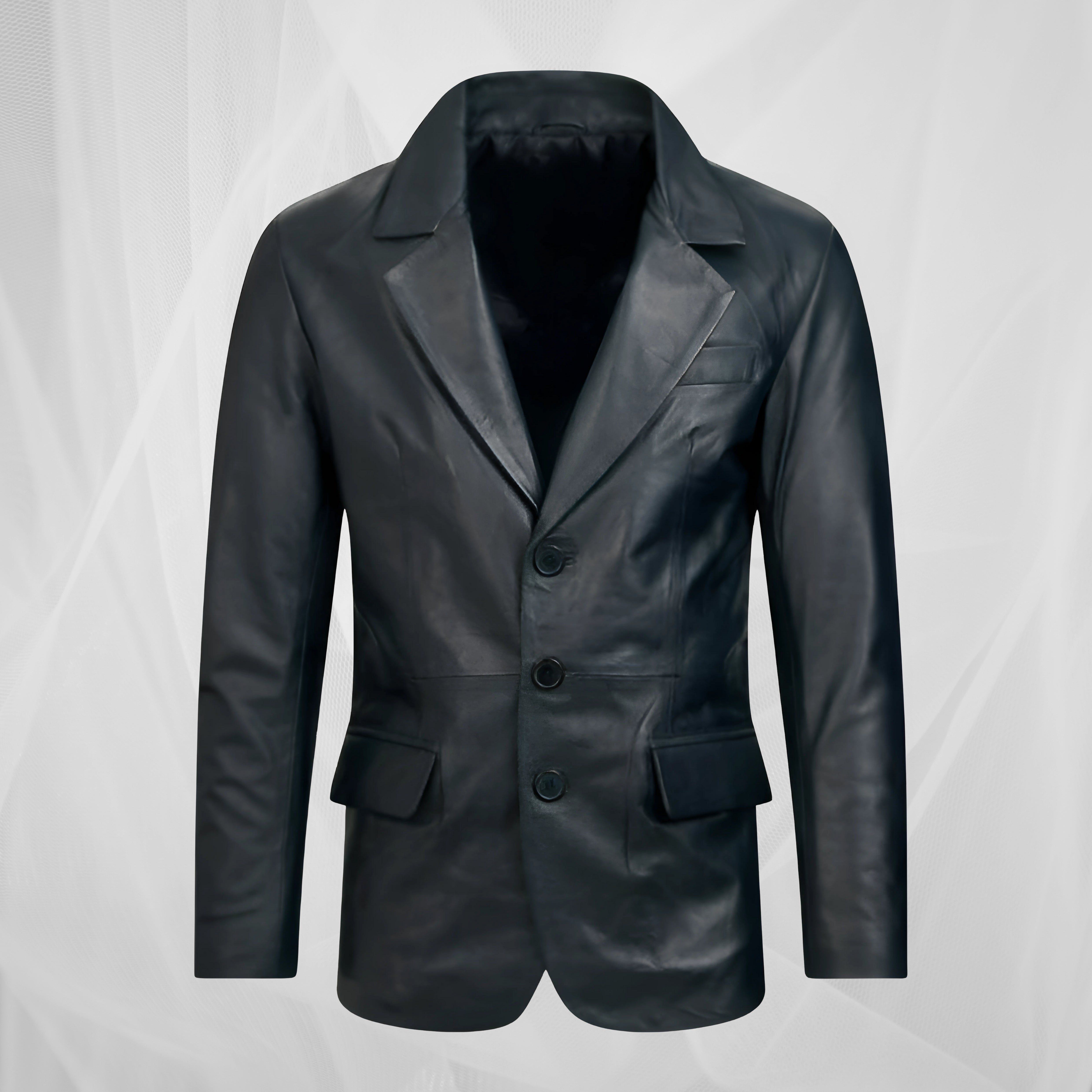 Elegant læderjakke til en raffineret stil