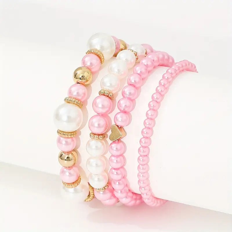 Pearl Harmony Armbånd | Sammen mod Brystkræft (1+1 GRATIS)