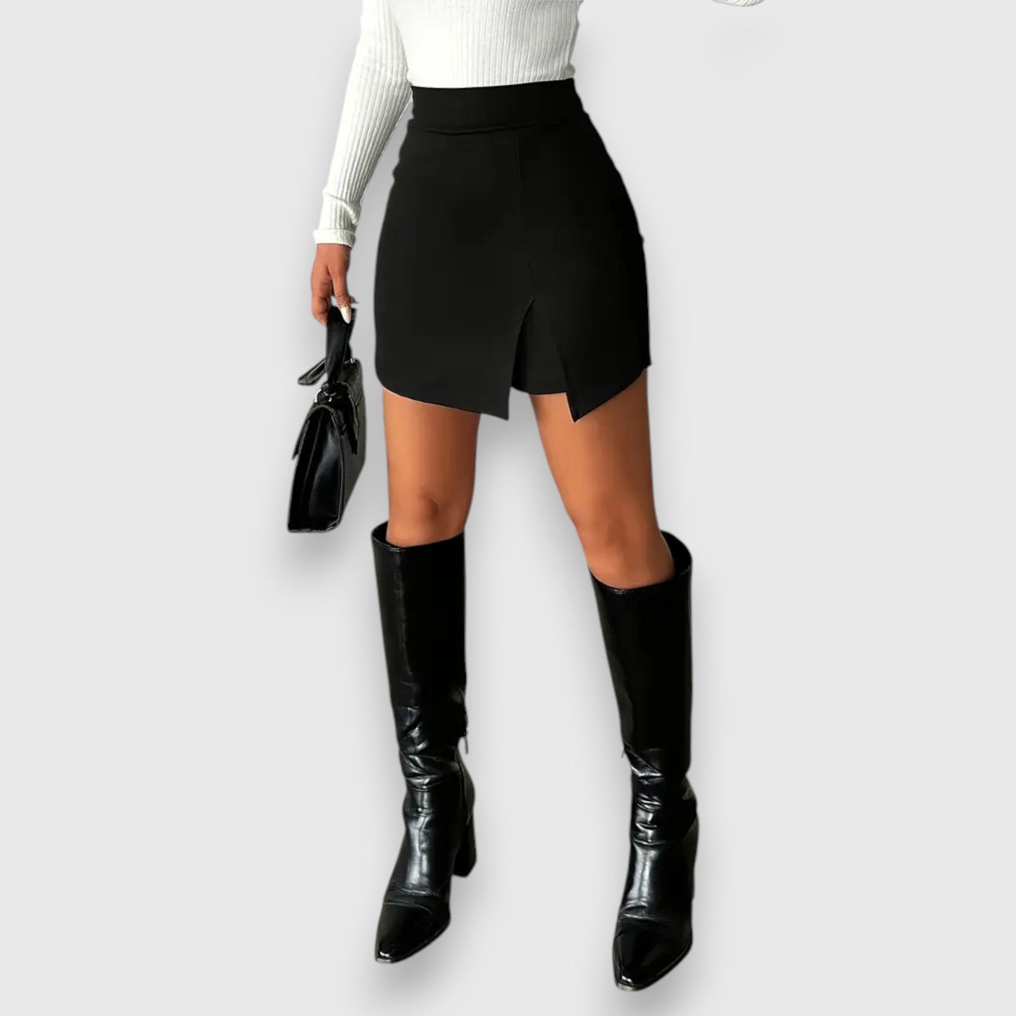 Zakira™ - Elegant højtaljet blyantskørt