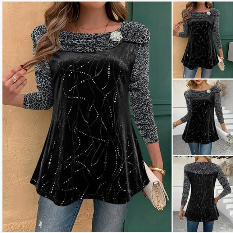 Marielle™ – Elegant Velour Top