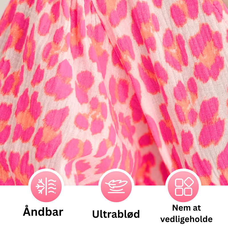 Sofie – Blomstret Sommerkjole med V-hals