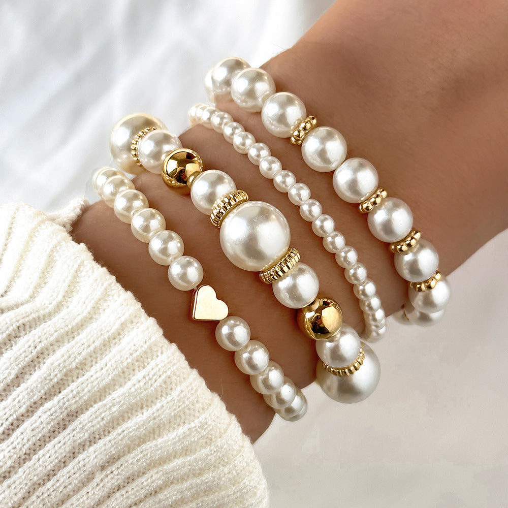 Pearl Harmony Armbånd | Sammen mod Brystkræft (1+1 GRATIS)