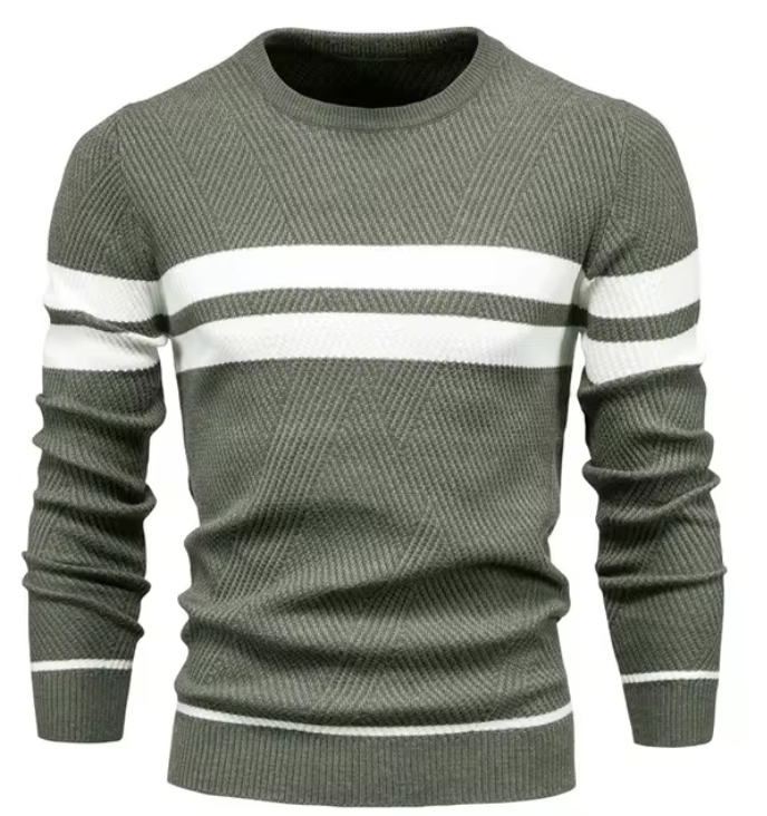 Koelman | Stijlvolle herenpullover met visgraatpatroon