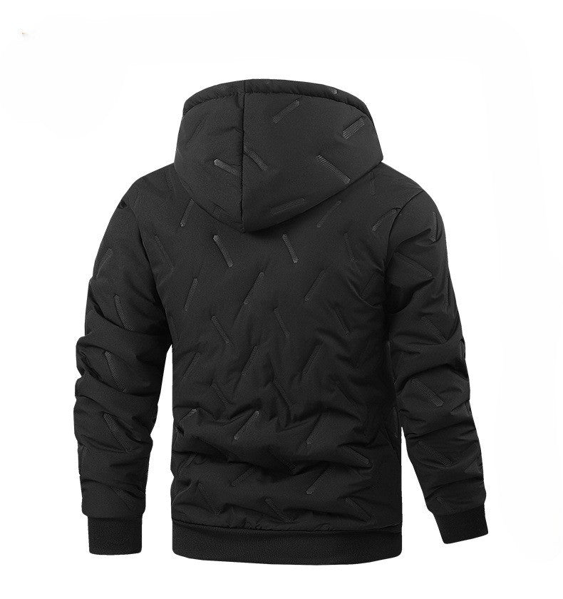 Thierry™ – Vinterjakke til Mænd med Hætte og Lynlås